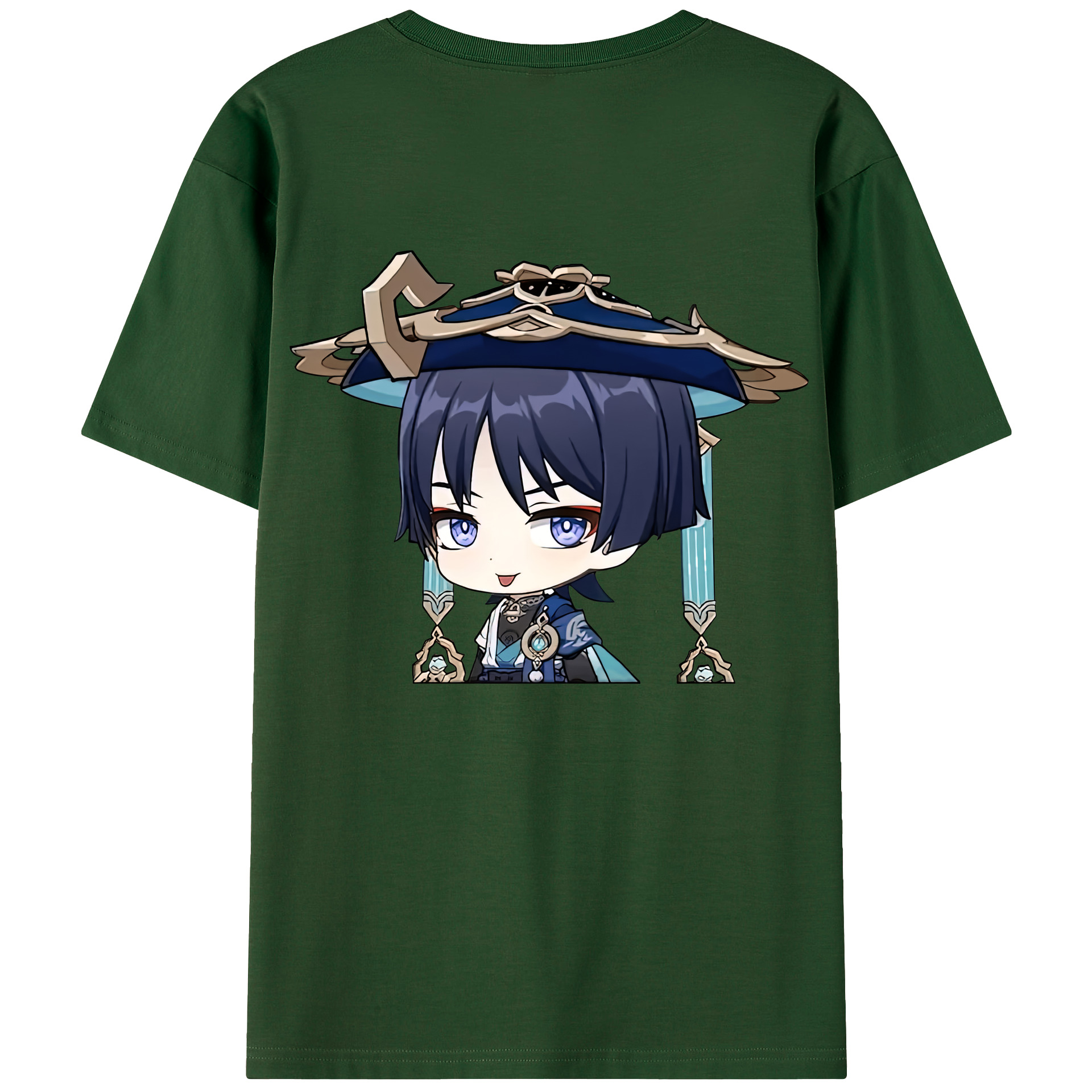 げんし神 さんペい genshin Sanpei 綿100％半袖Tシャツ（背面プリント）